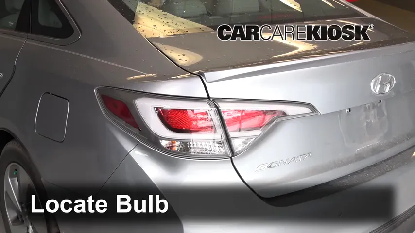 2018 Hyundai Sonata Hybrid Limited 2.0L 4 Cyl. Lights Tail Light (replace bulb)